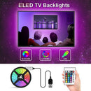 USB Powered 5M RGB Color 5050 LED Strip Light TV Backlight + Remote Control A4R7