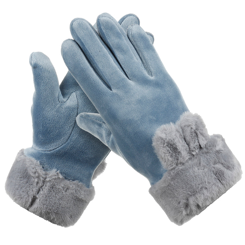 Women Winter Warm Gloves Outdoor Sport Touch Screen Windproof Full-finger Thermal Gloves