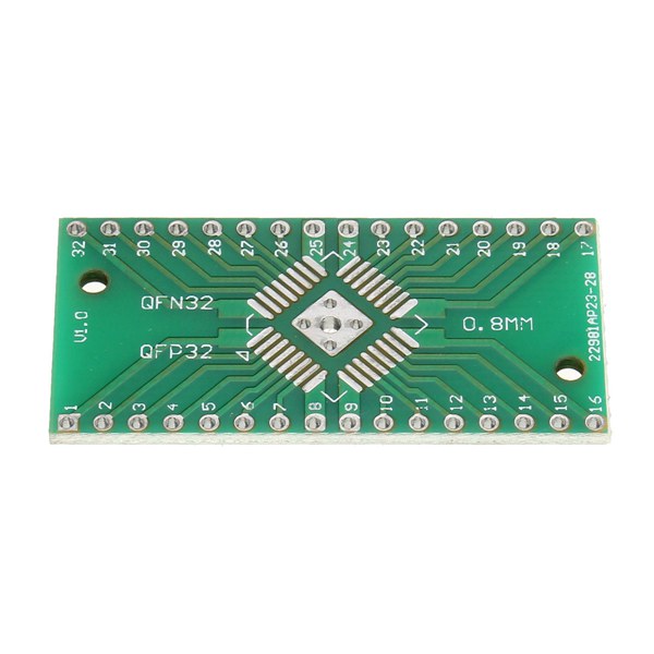 QFN32 QFP32 Converter SMD To DIP Adapter PCB Universal Board