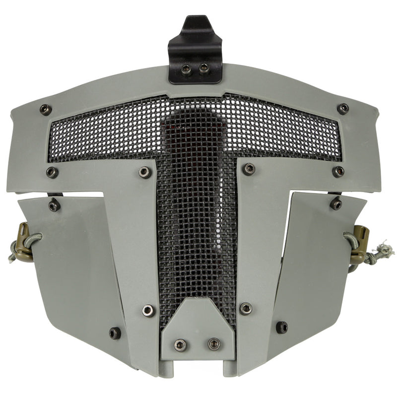 WoSporT MA-96 Outdoor Iron Warrior Hunting Tactical Face Mask Steel Mesh