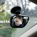 Car Safety Seat Rear View Mirror Baby Child Observation Mirror With Suction Cup Mirror Clip