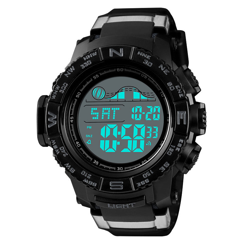 SKMEI 1380 Chrono Luminous Clock Date Week Display Digital Watch