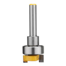 Drillpro 1/4 Inch Shank Hinge Mortise Template Router Bit 2 Flute Woodworking CNC Cutter