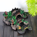 Aquarium Resin Bridge Landscape Pavilion Tree Fish Tank Ornament Decoration