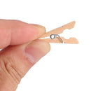 1000 Wooden Clothespin Mini Clothespins, 25mm Long D5X8
