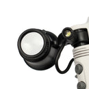 DANIU Portable Head Wearing Magnifying Glass 10X 15X 20X 25X LED Double Eye Repair Magnifier Loupe