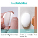 Door Stopper Wall, 25 PCS 1.57 Inch Door Bumper, Silicone Wall Protector, D