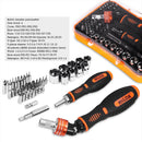 HILDA 43 In 1 Precision Ratcheting Screwdriver Set Magnetic Screwdrivers Set Electronics Repair Tool DIY Driver Kit