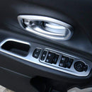 for Jeep Renegade 2014-2017 2018 2019 ABS Matte Window Switch Armrest Cover