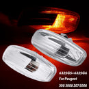 1 Pair Car LED Side Indicator Repeater Light Left Right Lamp 6325G5 6325G6