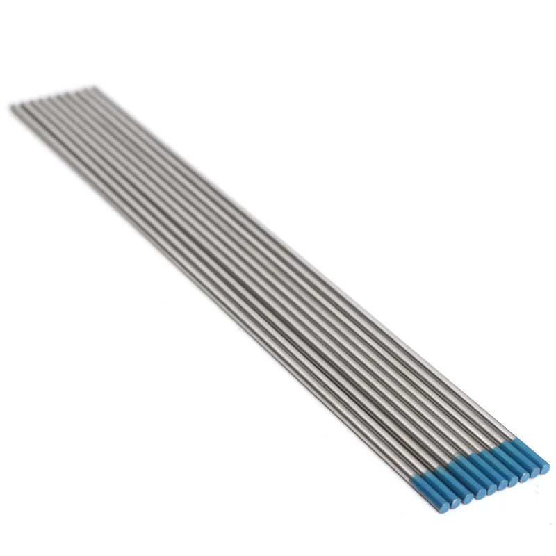 10Pcs Tungsten 2 Percent Lanthanated Blue Tip TIG Electrodes WL20 Welding Rods