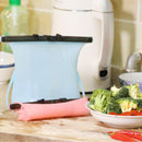 Portable Silicone Food Storage Bag Sealing Bag Refrigerator Meat Fruit Food Kitchen Storage Freezer Bag Fresh Bag