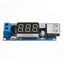 5pcs DC-DC 2 In 1 6.5V-40V To 5V Buck Step Down Power Module Volt Meterr Automatic Calibration