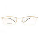 BROADISION Titanium Alloy Glasses Frame IP Vacuum Plating Process Flexible Unbreakable Temple