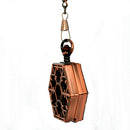 JIJIA JX002 Men Hexagon Hollow Leaf Roman Numerals Mechanical Watch Pocket Watch