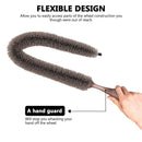 Wheel Brush Set,29 Inches Long Soft Bristle Wheel Cleaning Brush and 5 Diff