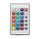 2x5M 2835 SMD Non-waterproof RGB LED Strip Light + 24Keys Remote Control KTV Hotel Bar Home TV Back Lighting