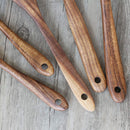 Kitchen Utensils Set Wooden Cooking Spoon Tool Non-Stick Pot Handmade Natur