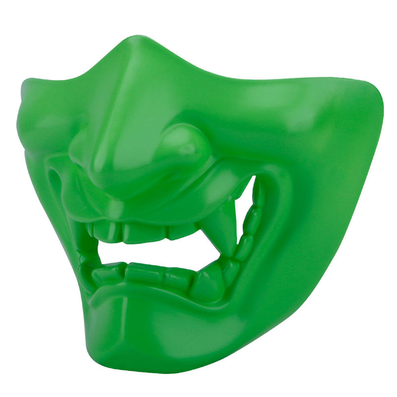 WosporT Tactical Outdoor CS Game Noctilucent Half Face Mask Party Halloween Cosplay Mask