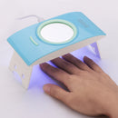 2 in 1 30W USB UV Lamp & Mirror Nail Polish Light Foldable Nail Dryer Gel Curing Machine