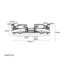 Duty Multi Connecting Clamp Holder Bracket Percussion Drum Set for Drums Pa Y2D8
