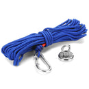 80/150/250KG Salvage Neodymium Recovery Magnet With Hook for Hunting Diving Fishing