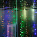 6M*3M EU Plug Icicle Window 600 LED Curtain Starry Fairy String Light for Holiday Wedding Chrismas Decor AC220V