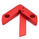 45/90 Degree Right Angle Line Gauge Carpenter Round Heart Ruler Gauge Woodworking Center Scriber