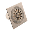 Bathroom Floor Drain Square Shower Sink Drain Strainer with Removable Cover P8S4