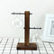 Wood Stand Iron Shelf Flower Vase Flower Pot Holder Crystal Glass Vase Home Decor