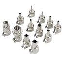 15Pcs/Set 852 850 Nozzle Hot Air Stations Rework BGA Stainless Steel Nozzle
