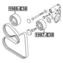 Belt Tensioner Idler Pulley 11281748130 for BMW E46 325 330 E39 528 530 E53