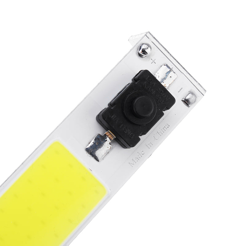 LUSTREON DC12V 9.6W 48 LED COB Chip Strip DIY Light Source 900LM with ON/OFF Switch