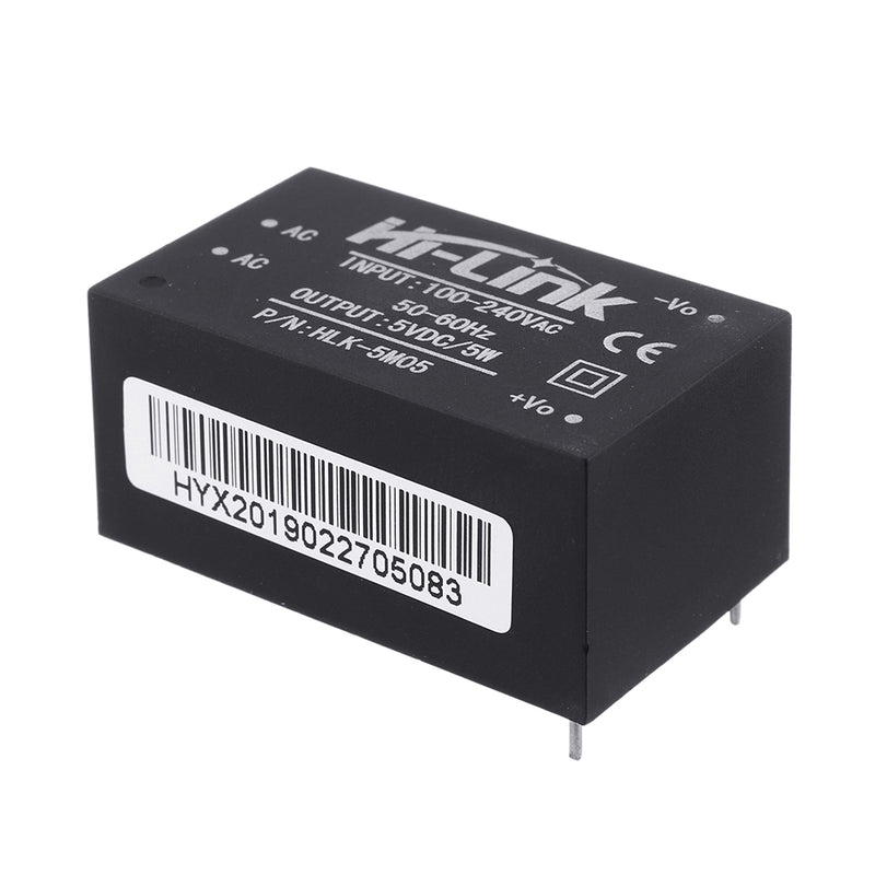 HLK-5M05 AC 100-240V to DC 5V 5W AC-DC Low Ripple Switching Power Supply Module Power Step Down Buck Regulator