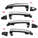 4Pcs ABS Chrome Front/Rear Left/Right Exterior Door Handle Cover Trim for H