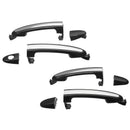 4Pcs ABS Chrome Front/Rear Left/Right Exterior Door Handle Cover Trim for H