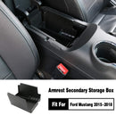 for Ford Mustang 2015-2017 Accessories Armrest Console Central Slot Storage