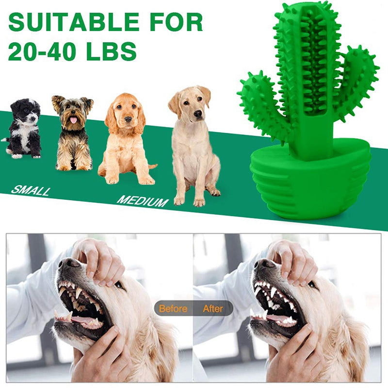 Dog Teeth Cleaning Toys Natural Rubber Dog Toothbrush Stick Effective Dog T