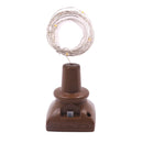 Outdoor 1M 10LED Square Bottle Cork Copper Wire Fairy String Light Solar Powered Christmas Holiday Party Lamp
