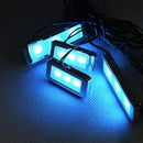 4Pcs/Set Car Door Bowl Handle LED Ambient Atmosphere Light Interior Accesso