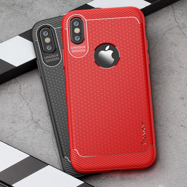 iPaky Anti Fingerprint Protective Case For iPhone X Soft TPU Heat Dissipation Anti Knock