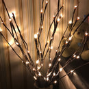 77CM LED Willow Branch Floral Night Light Battery Operated with 20 Bulbs for Home Office Party Garden Decor