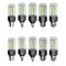 Non-Dimmable E27 E26 E12 E14 B22 9W 5730 SMD LED Corn Light Bulb Lamp AC110-265V