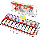 Piano Mat Music Mat Music Pad Play Mat for Kids with 10 LED Flashing Lights