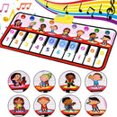 Piano Mat Music Mat Music Pad Play Mat for Kids with 10 LED Flashing Lights