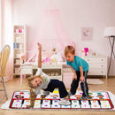 Piano Mat Music Mat Music Pad Play Mat for Kids with 10 LED Flashing Lights