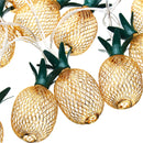 Battery Powered 2.3M 20LEDs Warm White Pineapple Shaped Outdoor Lanterns String Lights For Holidays