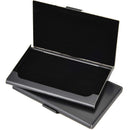 2 Pack Unisex Business Card Holder Stainless Steel Card Container Case for  R5K6