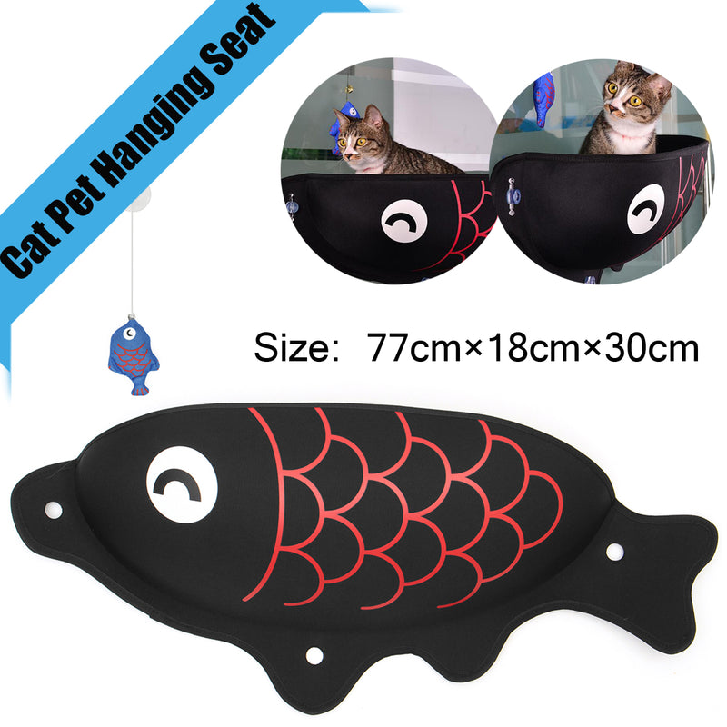 Cat Bed Window Seat Perch Kitty Mounted Pet Hanging Hammock Shelf +Suction Cup