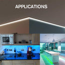 3M 5M 10M SMD3528 Non-waterproof RGB LED Strip Light DC12V + 44 Key IR Remote Control for Home Decoration